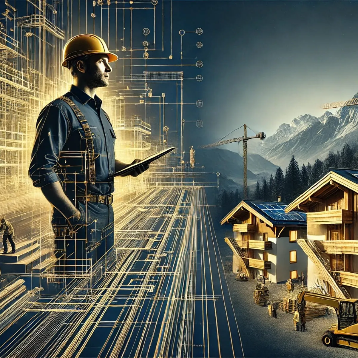 Schlüsselfertiger Neubau in Tirol – Generalunternehmer-Komplettleistung von Bucher Bau für private und gewerbliche Bauherren