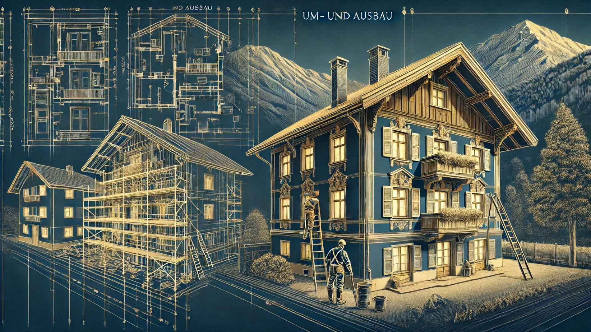 Individueller Hausumbau in Tirol – Umbau- und Ausbauarbeiten von Bucher Bau mit Gespür für Substanz, Stil und Zukunft